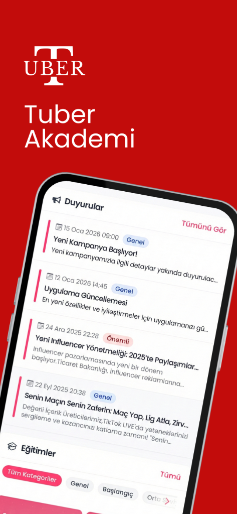 Tuber Akademi App 1
